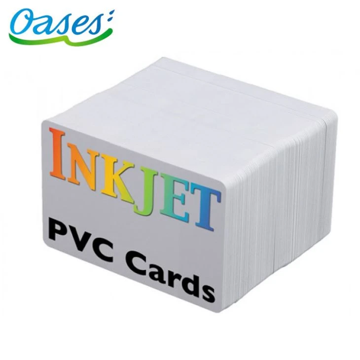 Tahan air kosong Inkjet dicetak PVC ID Card
