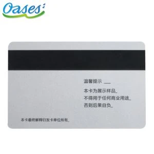 Besar produsen plastik PVC Strip magnetik kartu loyalitas dengan Percetakan kustom